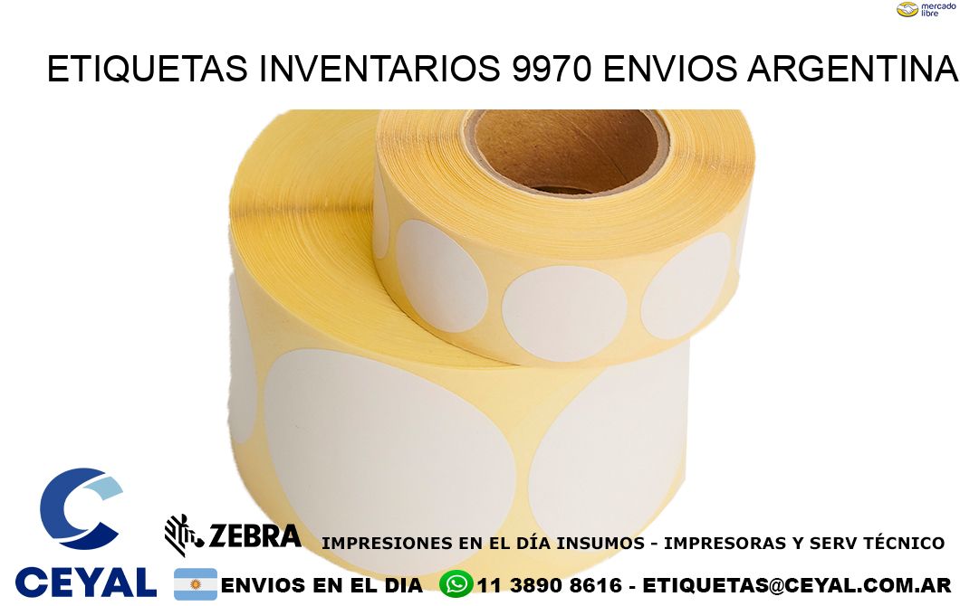 etiquetas inventarios 9970 ENVIOS ARGENTINA