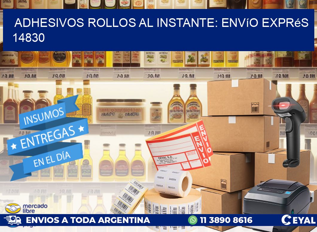 Adhesivos rollos al Instante: Envío Exprés 14830