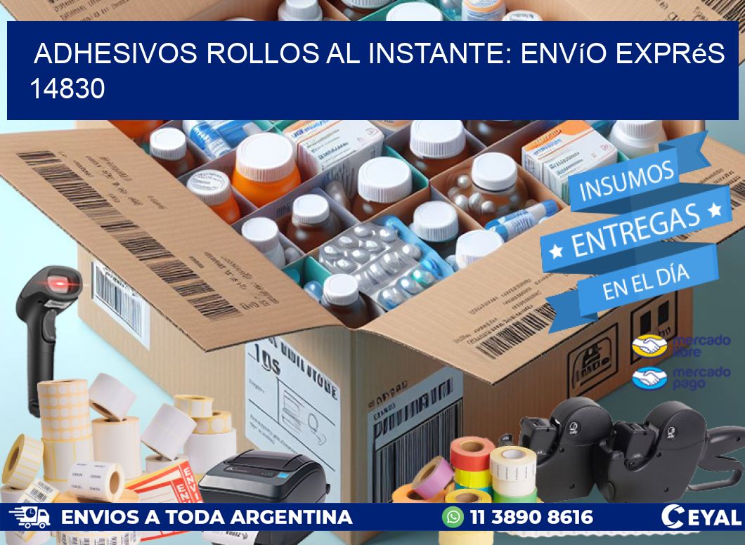 Adhesivos rollos al Instante: Envío Exprés 14830