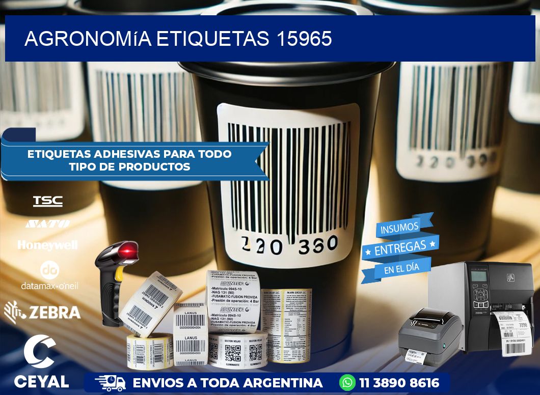 Agronomía etiquetas 15965