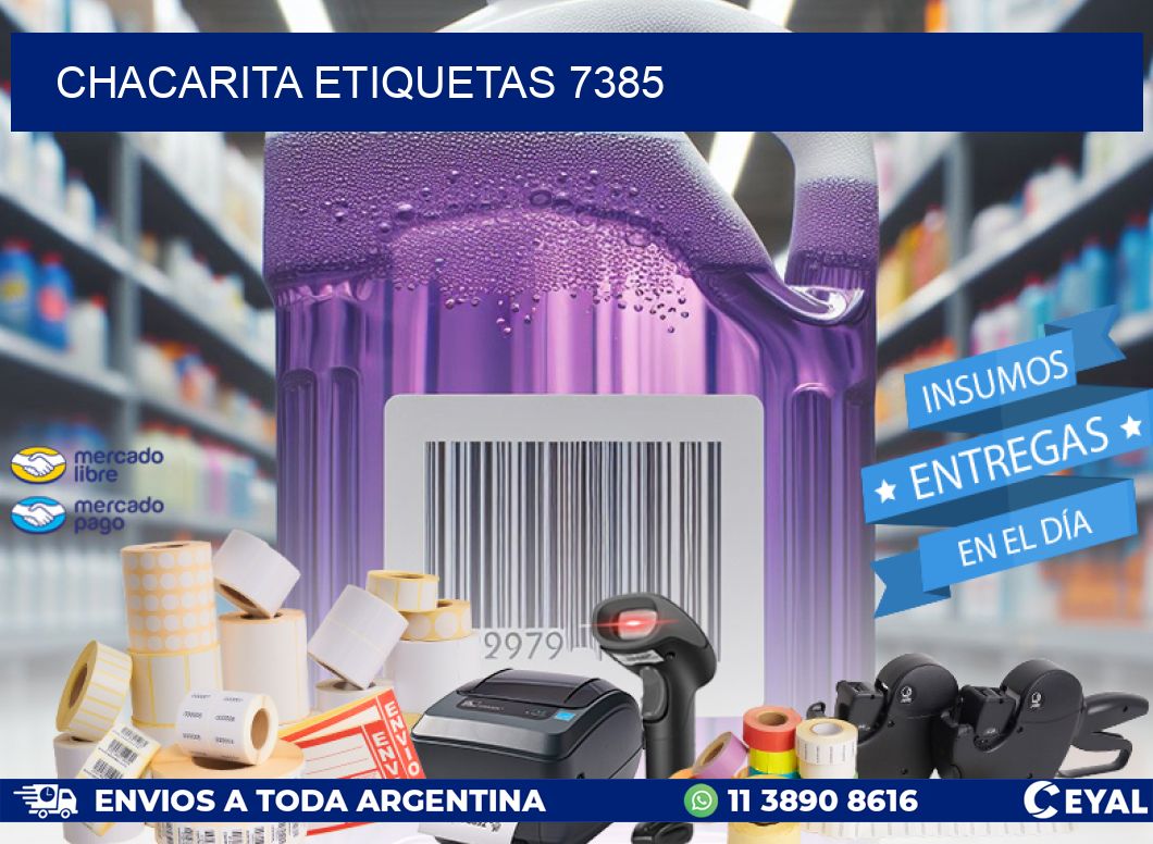 Chacarita etiquetas 7385