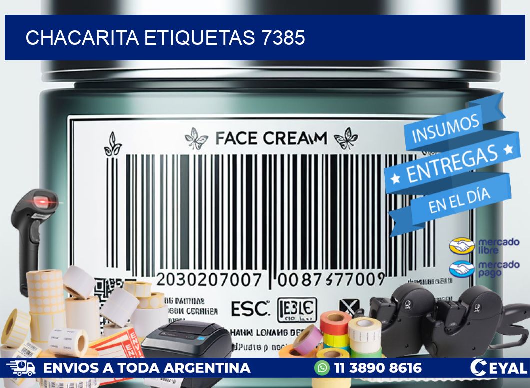 Chacarita etiquetas 7385