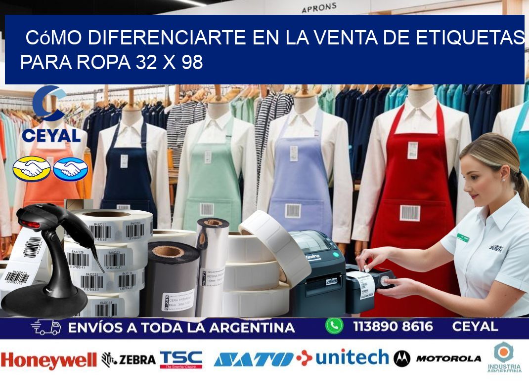 Cómo Diferenciarte en la Venta de Etiquetas para Ropa 32 x 98