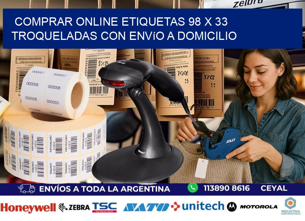 Comprar online etiquetas 98 x 33 troqueladas con envío a domicilio