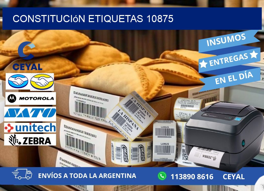 Constitución etiquetas 10875