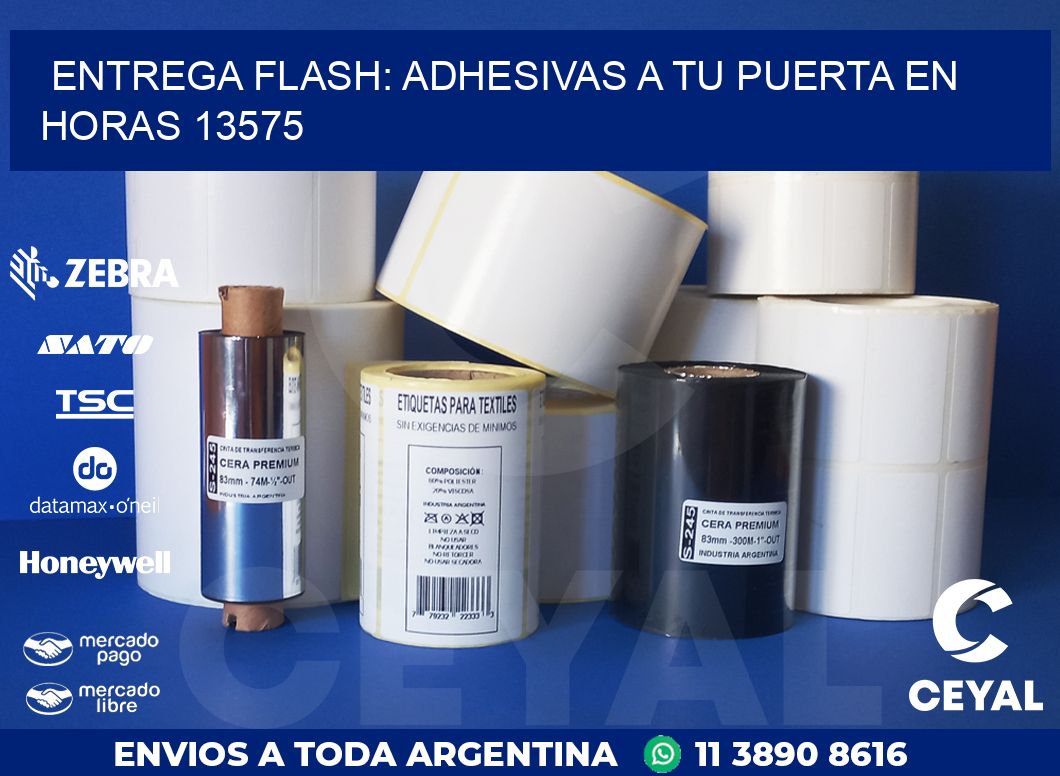 Entrega Flash: Adhesivas A Tu Puerta en Horas 13575