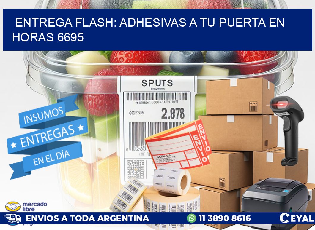 Entrega Flash: Adhesivas A Tu Puerta en Horas 6695