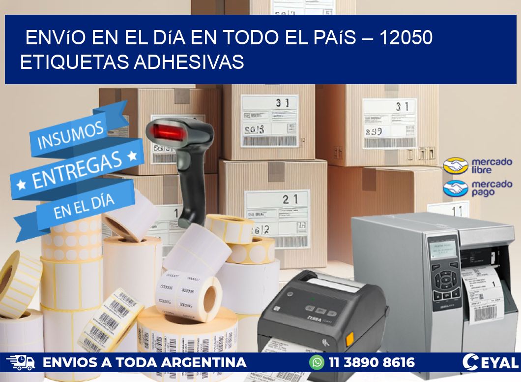 Envío en el Día en Todo el País – 12050 Etiquetas Adhesivas