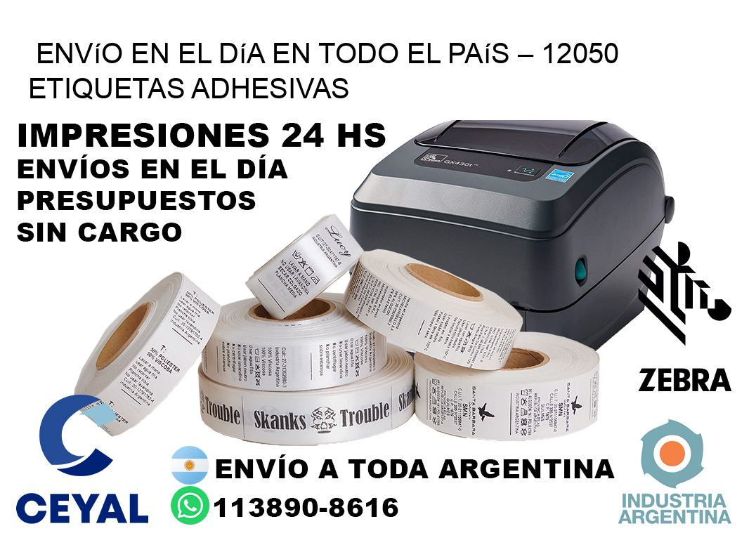 Envío en el Día en Todo el País – 12050 Etiquetas Adhesivas