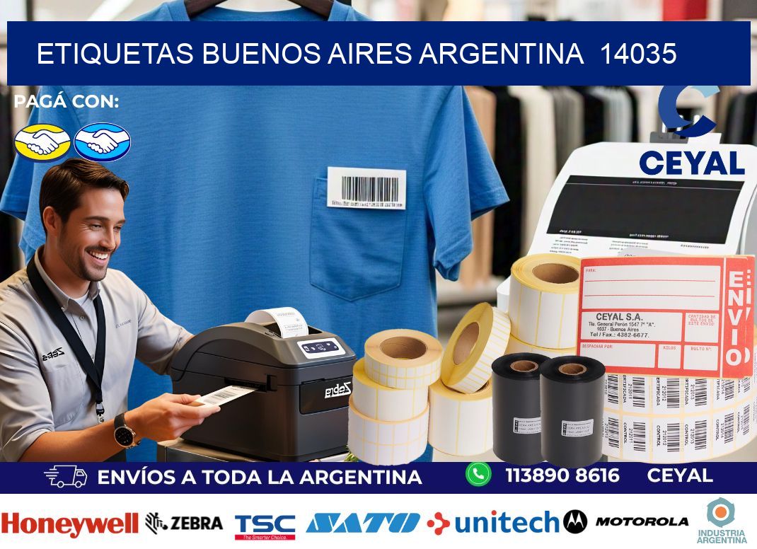 Etiquetas Buenos Aires Argentina  14035