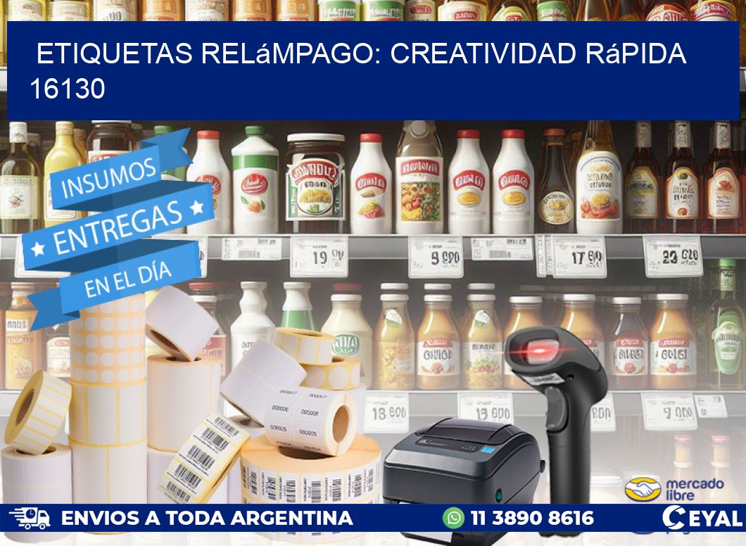 Etiquetas Relámpago: Creatividad Rápida 16130