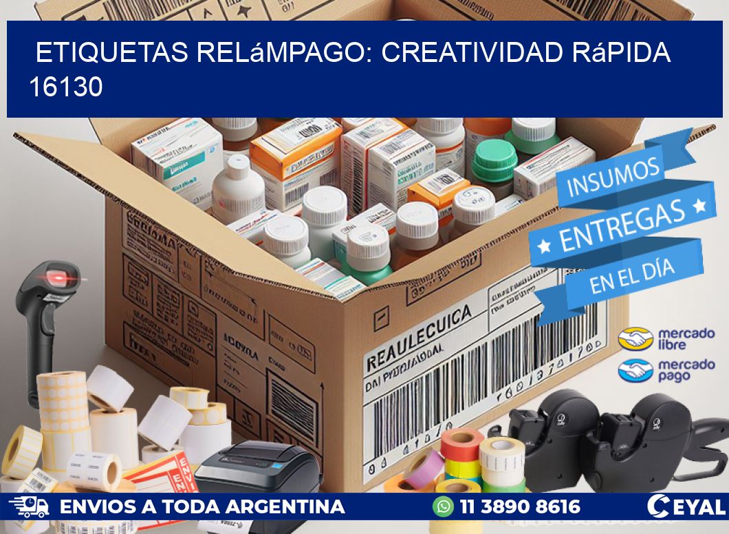 Etiquetas Relámpago: Creatividad Rápida 16130