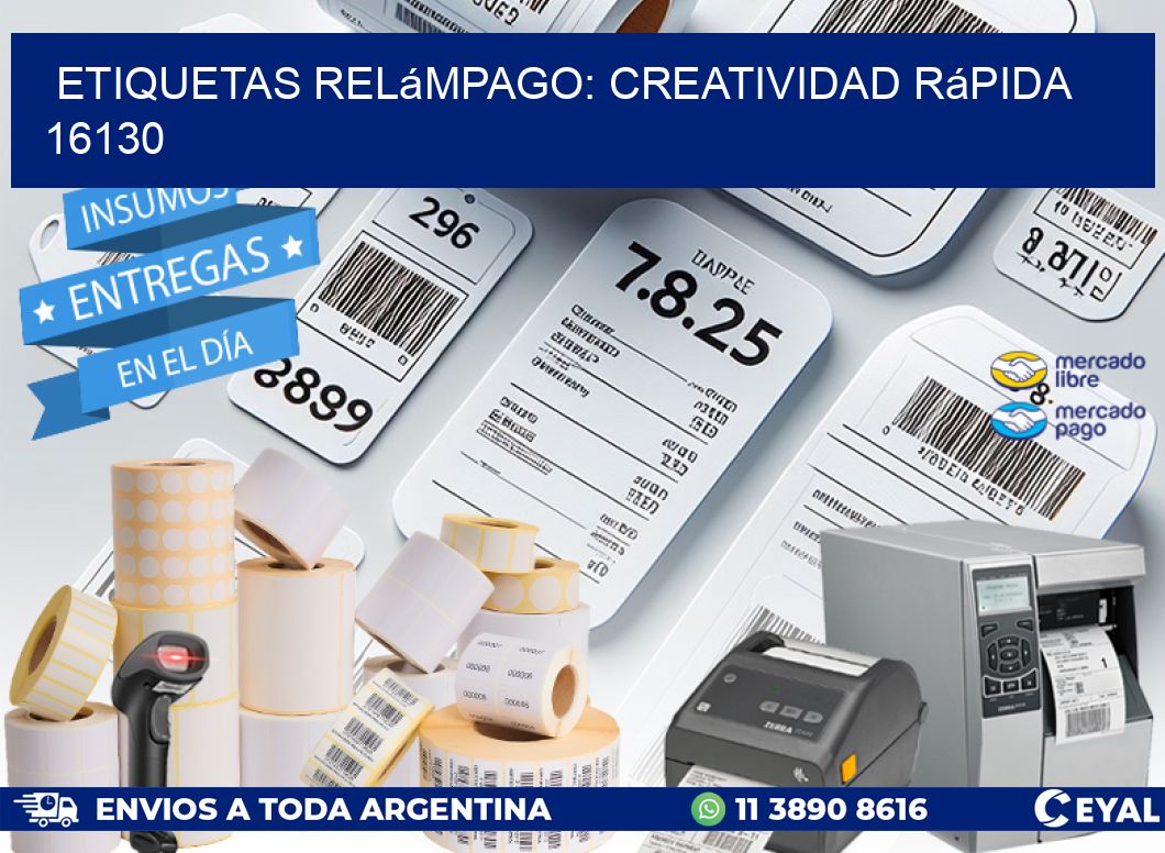 Etiquetas Relámpago: Creatividad Rápida 16130