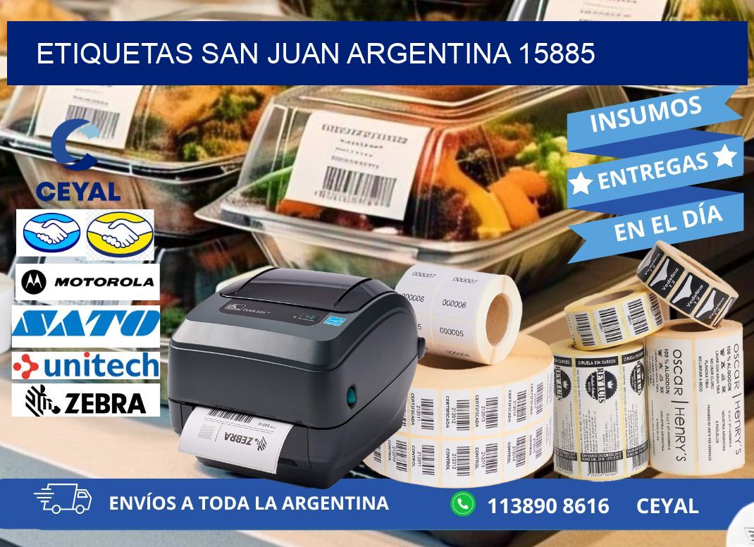 Etiquetas San Juan Argentina 15885