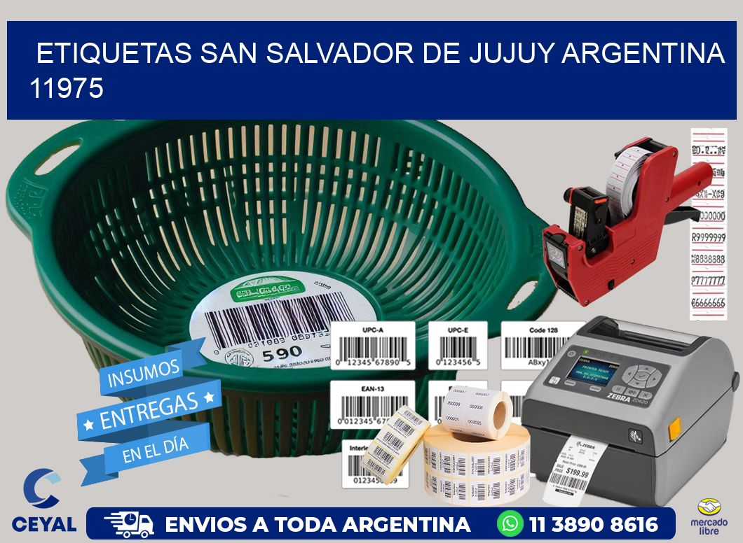 Etiquetas San Salvador de Jujuy Argentina 11975