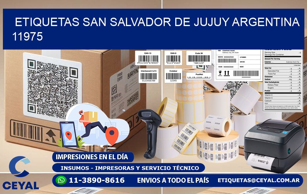 Etiquetas San Salvador de Jujuy Argentina 11975