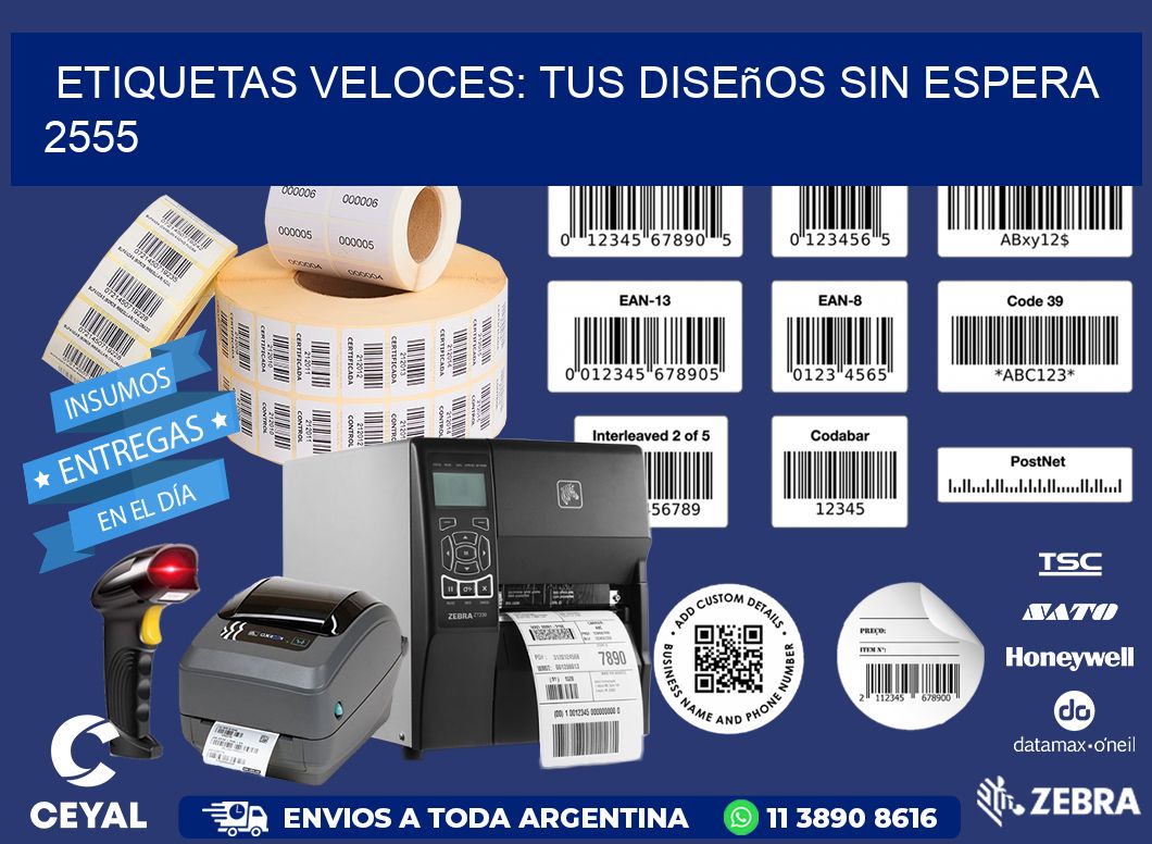 Etiquetas Veloces: Tus Diseños sin Espera 2555