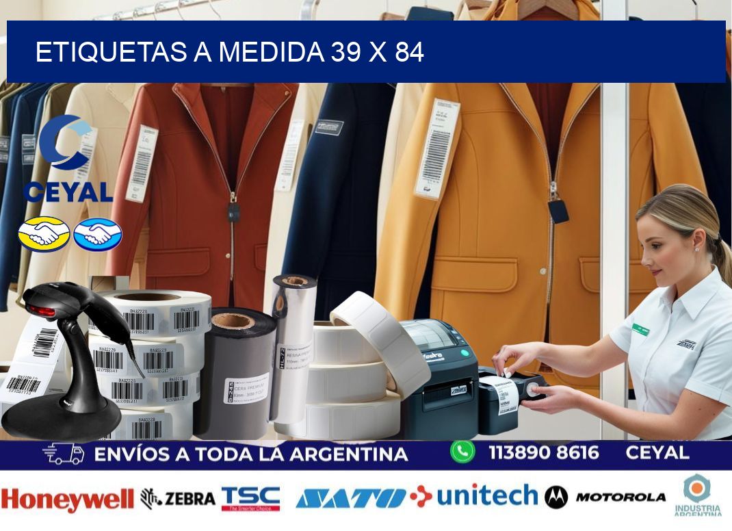 Etiquetas a medida 39 x 84