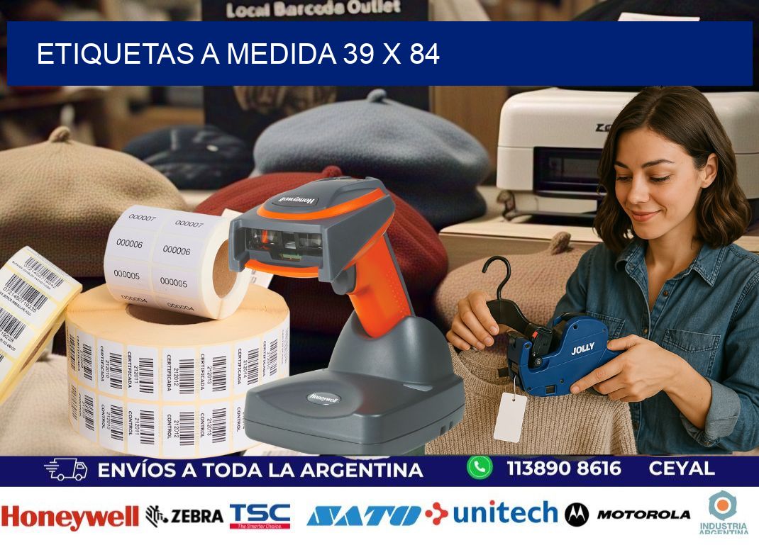 Etiquetas a medida 39 x 84