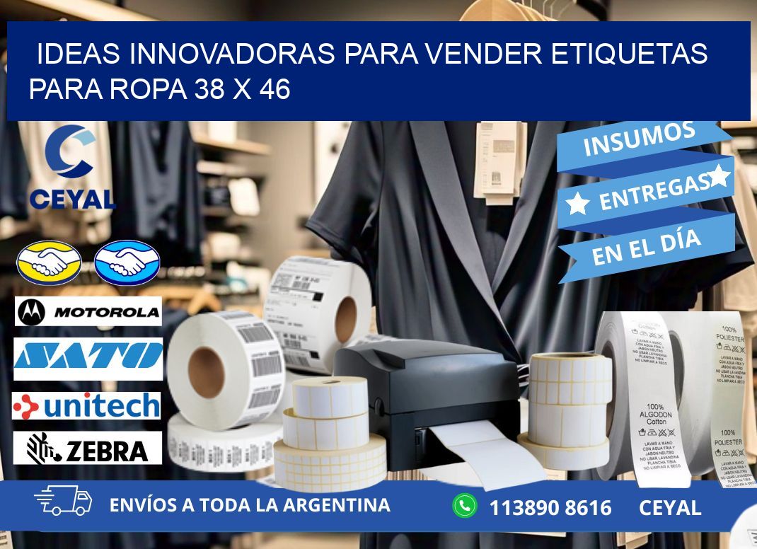 Ideas Innovadoras para Vender Etiquetas para Ropa 38 x 46