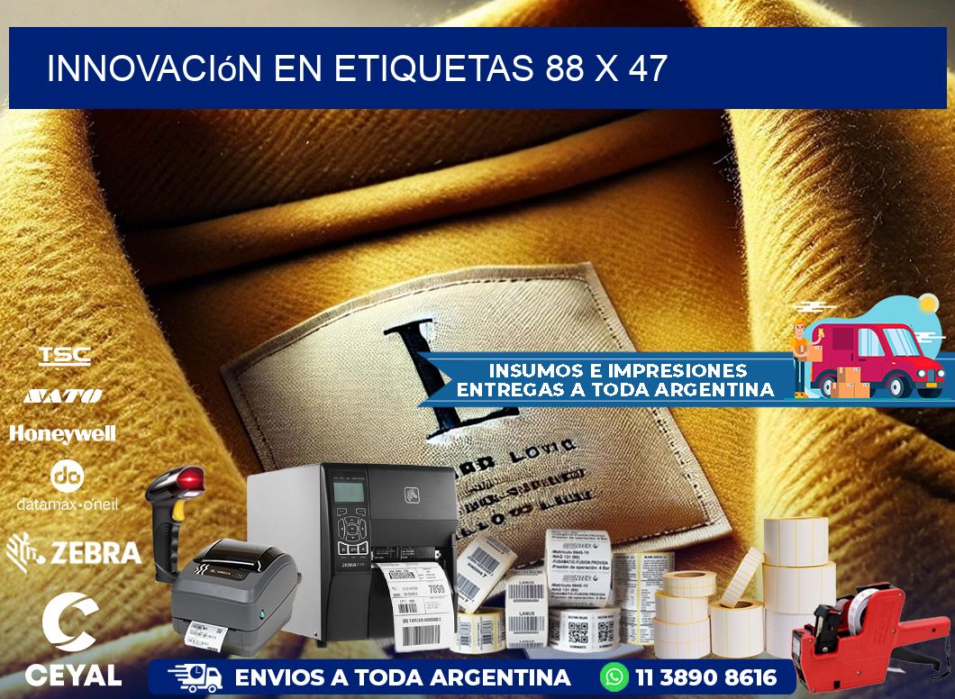 Innovación en etiquetas 88 x 47