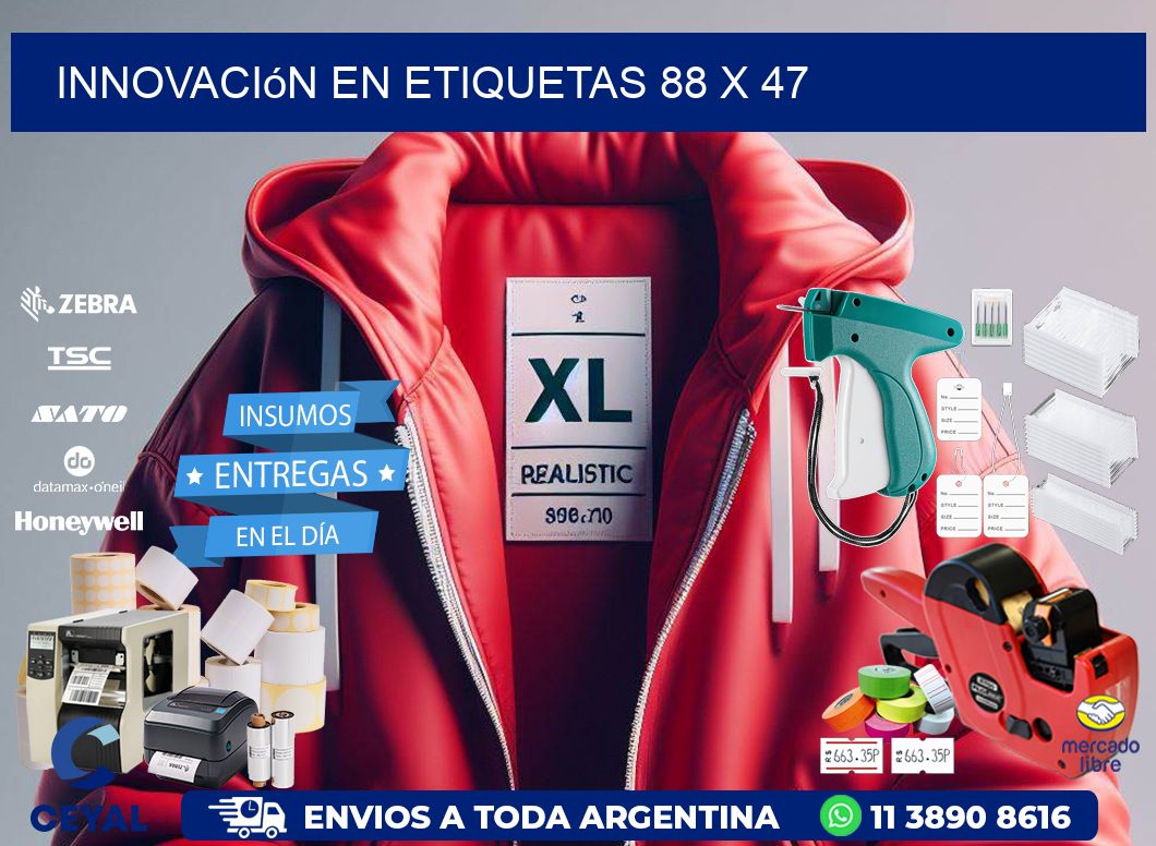 Innovación en etiquetas 88 x 47