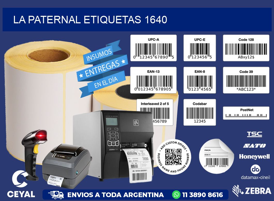 La Paternal etiquetas 1640