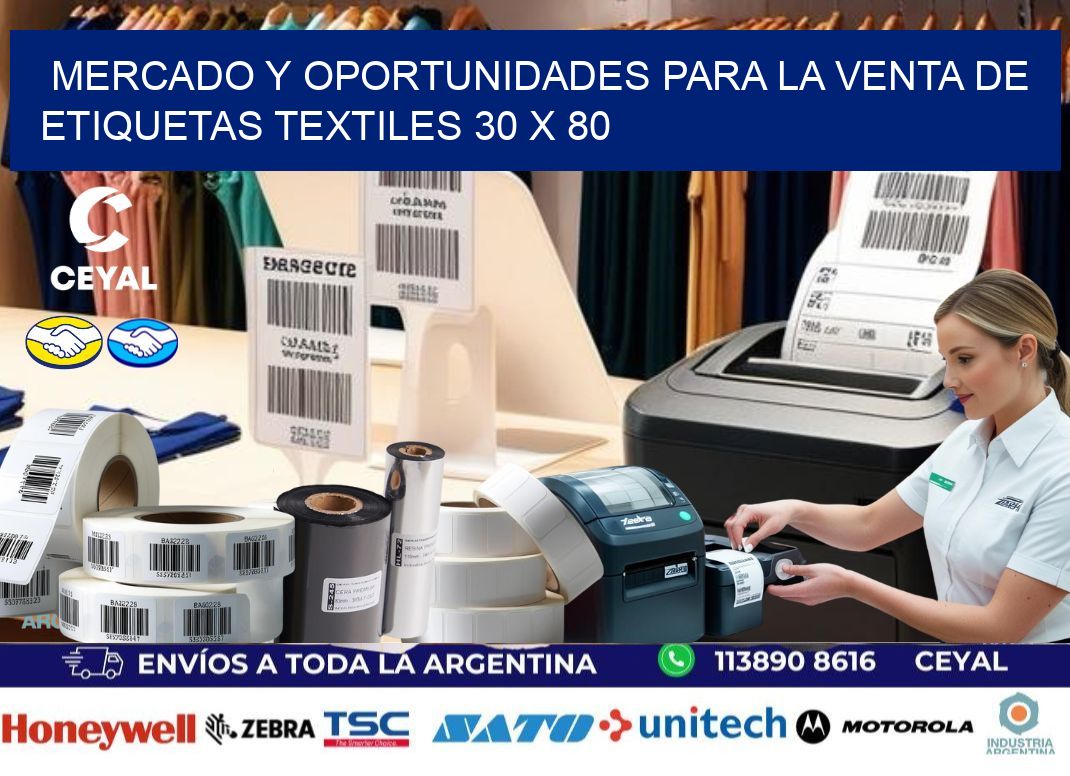 Mercado y Oportunidades para la Venta de Etiquetas Textiles 30 x 80