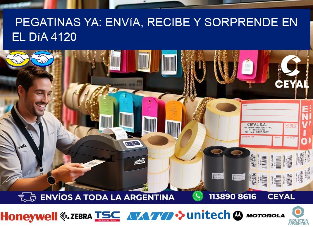 Pegatinas Ya: Envía, Recibe y Sorprende en el Día 4120