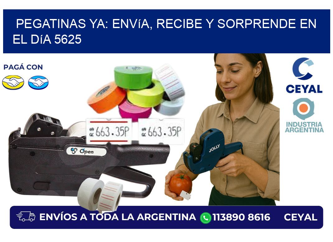 Pegatinas Ya: Envía, Recibe y Sorprende en el Día 5625