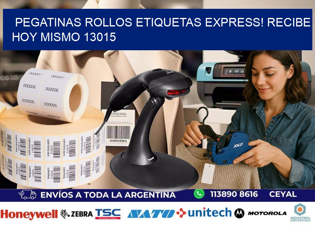 Pegatinas rollos etiquetas Express! Recibe Hoy Mismo 13015