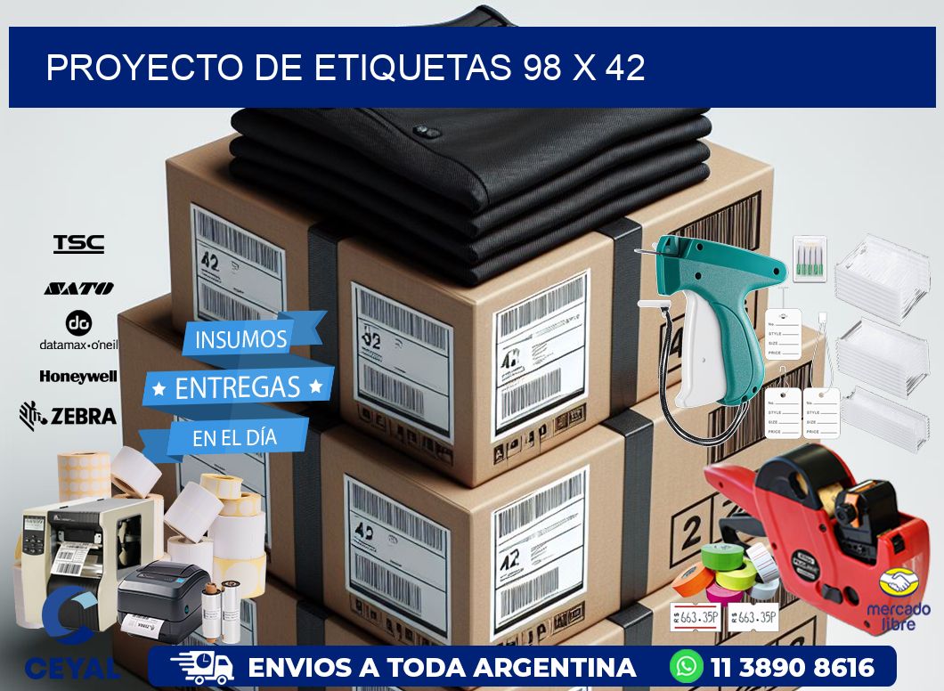 Proyecto de etiquetas 98 x 42