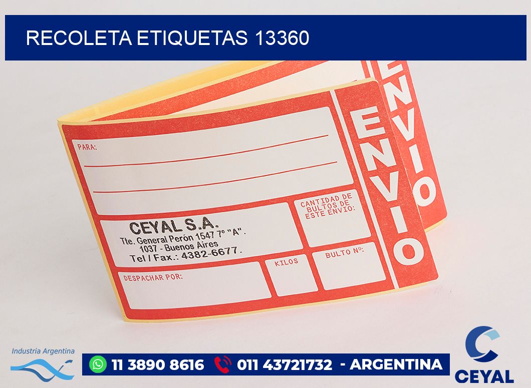 Recoleta etiquetas 13360