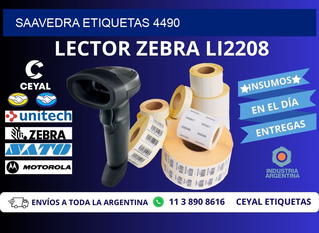 Saavedra etiquetas 4490