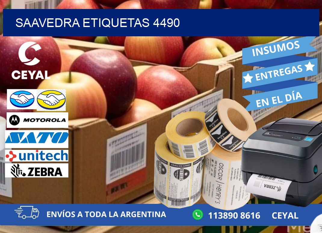 Saavedra etiquetas 4490
