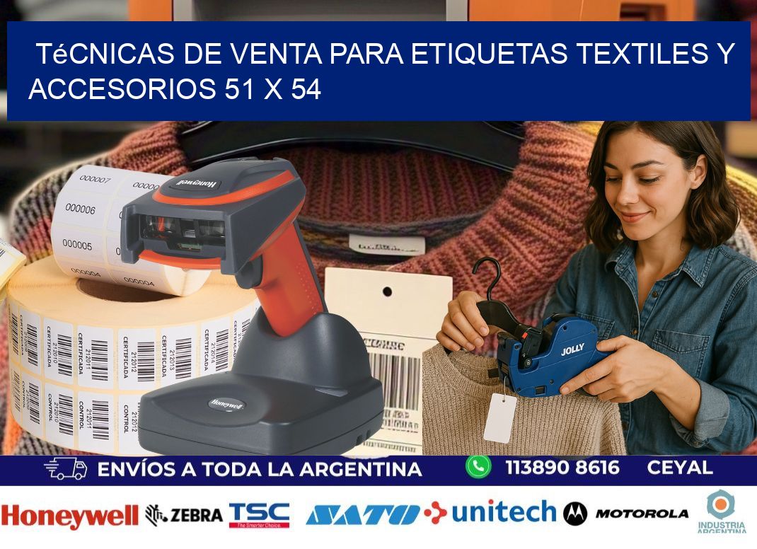 Técnicas de Venta para Etiquetas Textiles y Accesorios 51 x 54