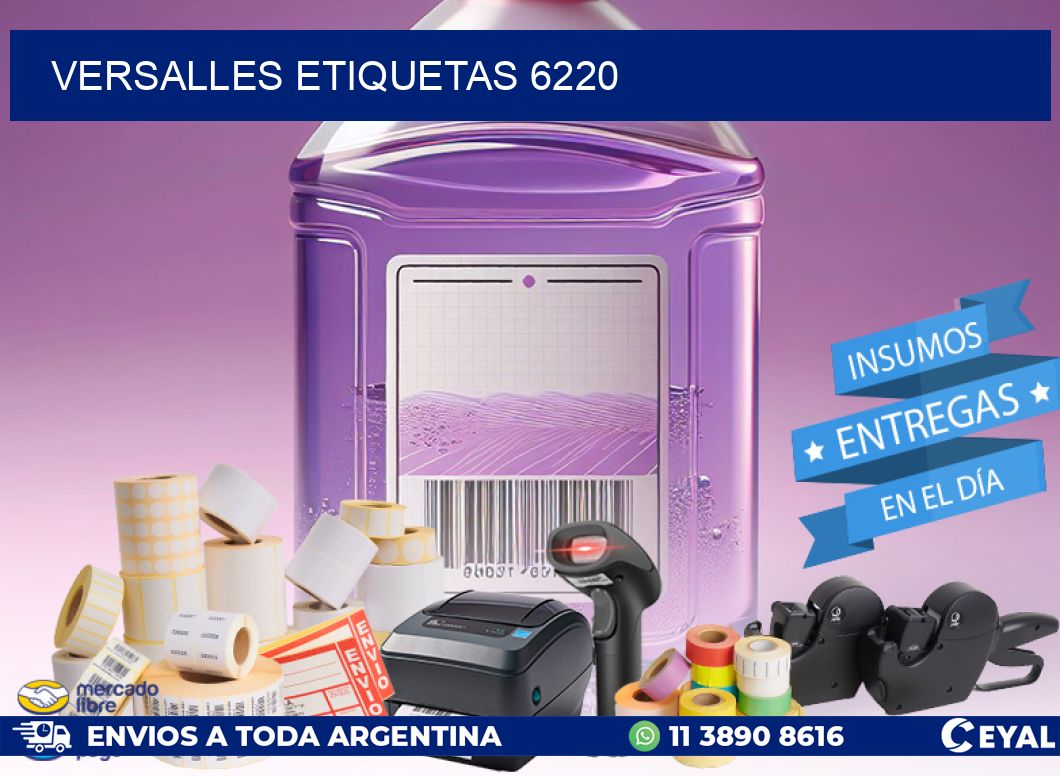 Versalles etiquetas 6220