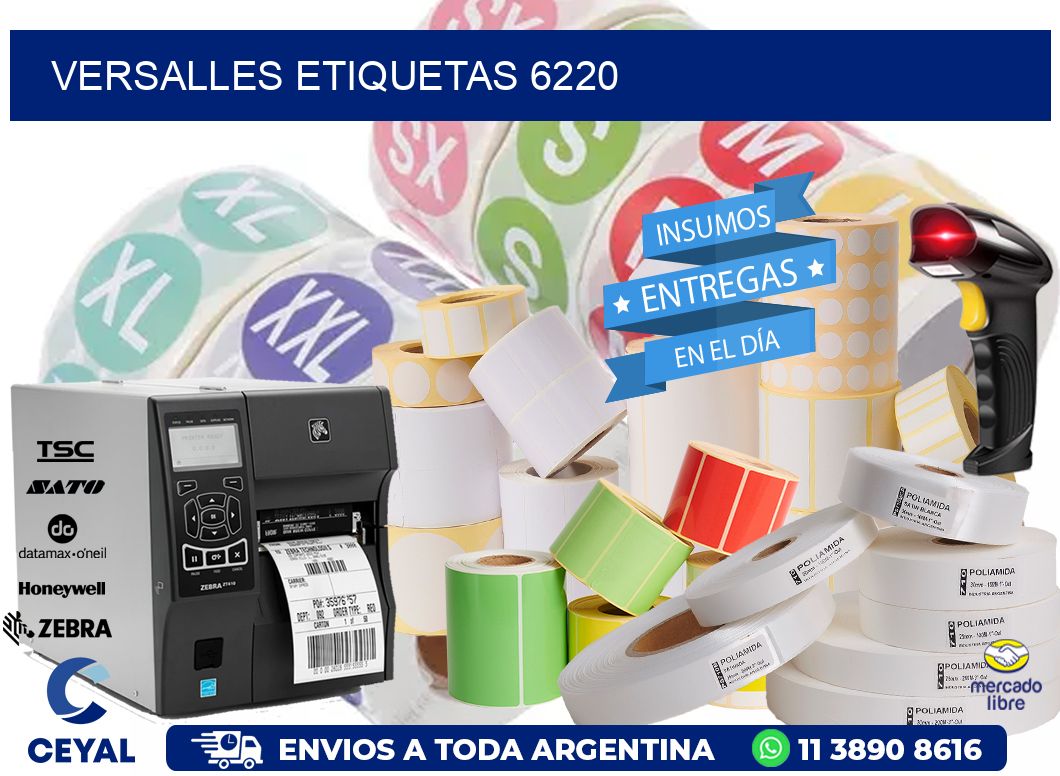 Versalles etiquetas 6220