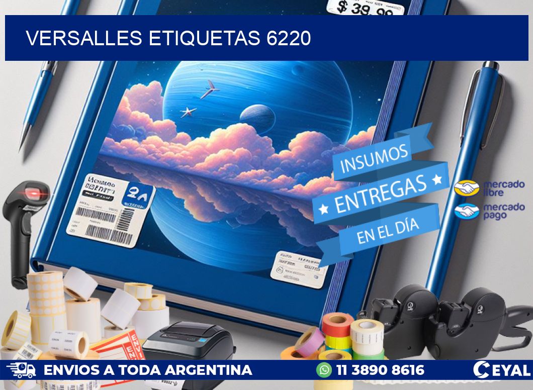Versalles etiquetas 6220
