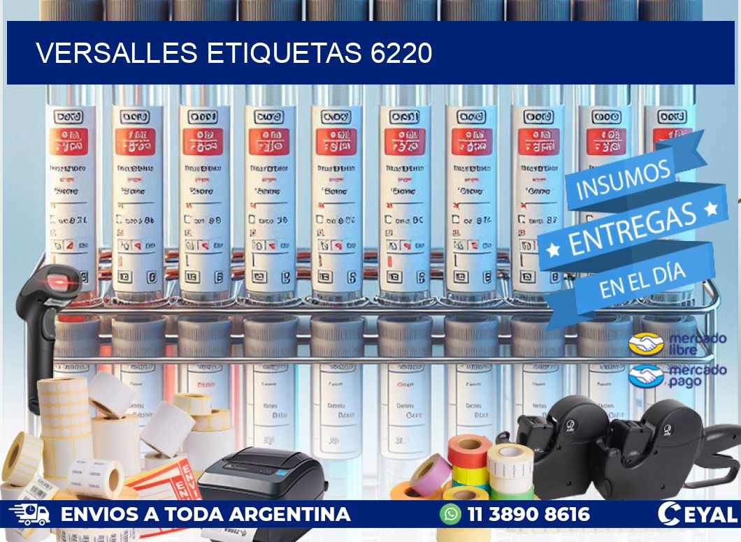 Versalles etiquetas 6220