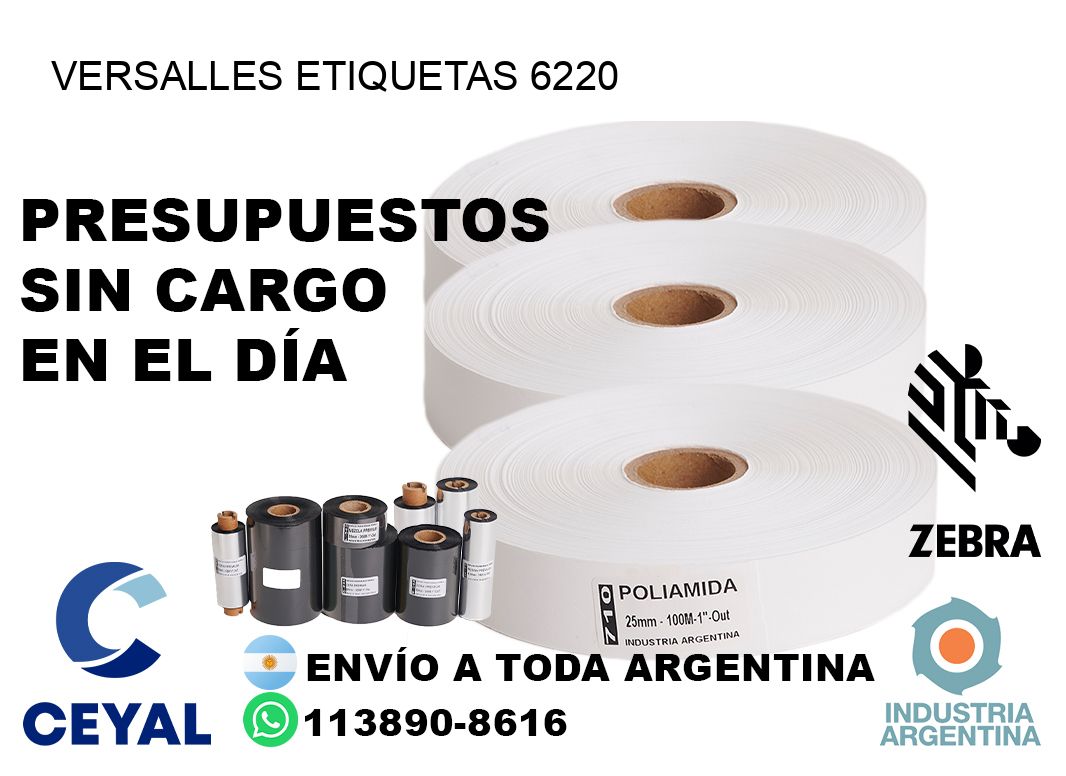 Versalles etiquetas 6220