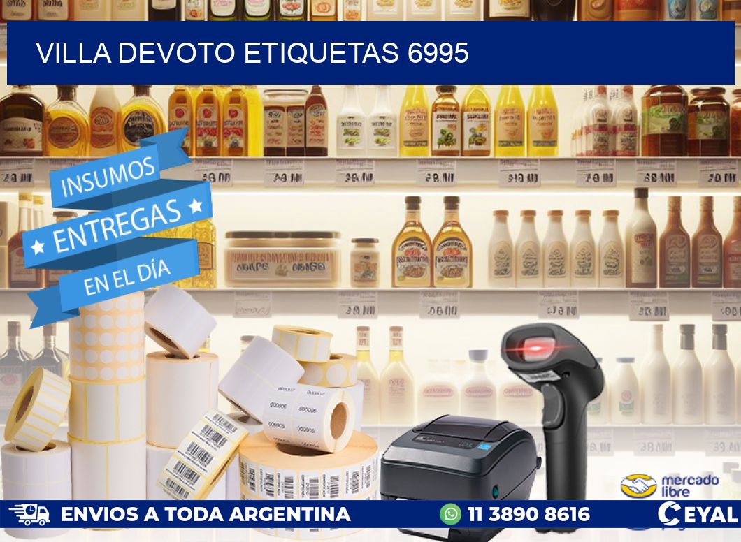 Villa Devoto etiquetas 6995