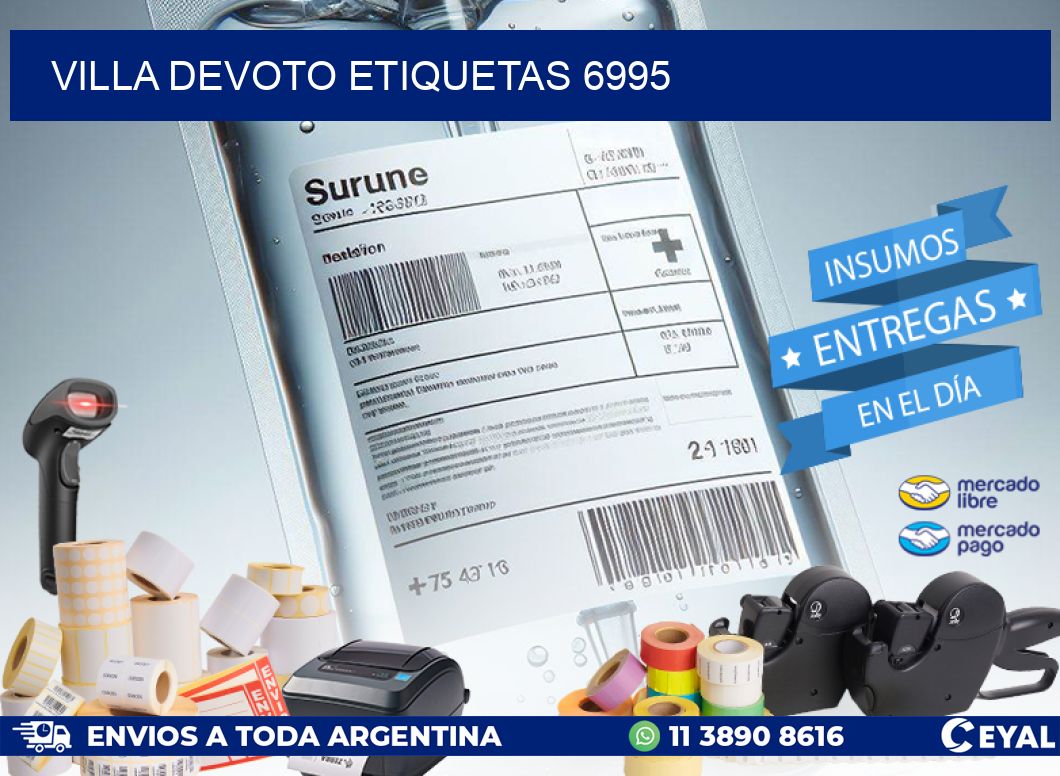 Villa Devoto etiquetas 6995