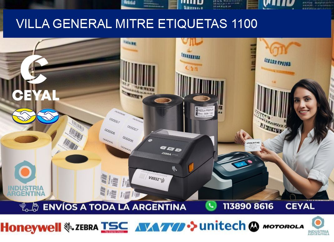 Villa General Mitre etiquetas 1100
