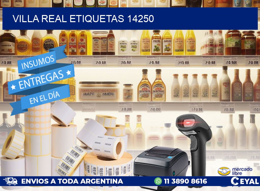 Villa Real etiquetas 14250