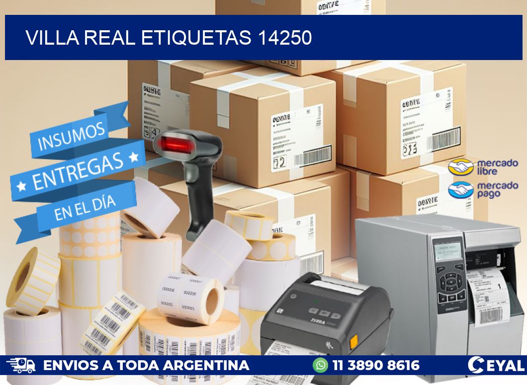 Villa Real etiquetas 14250