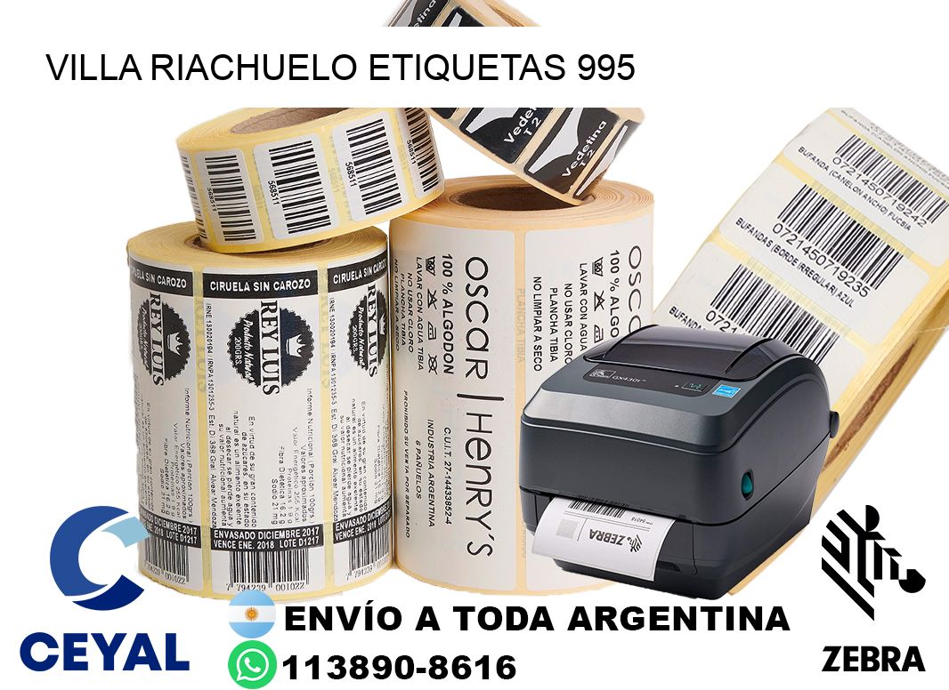 Villa Riachuelo etiquetas 995