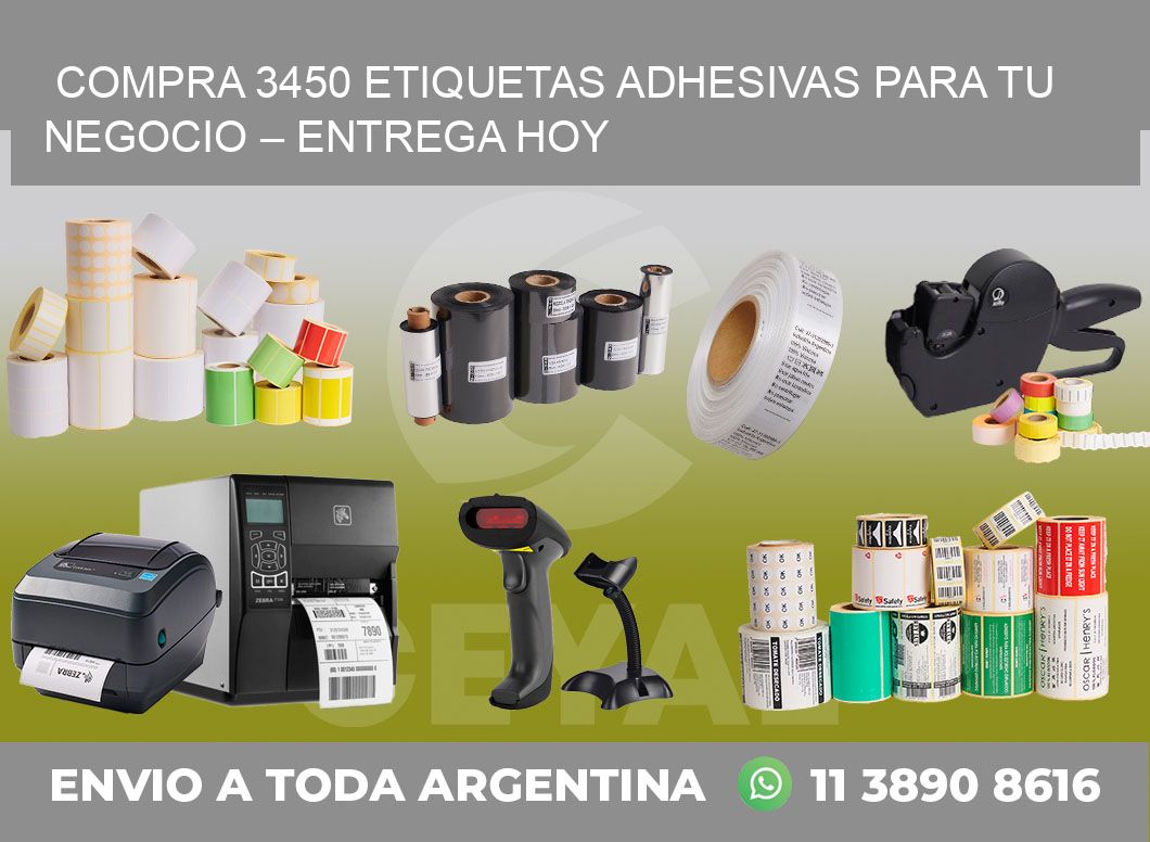 compra 3450 Etiquetas Adhesivas para Tu Negocio – Entrega Hoy