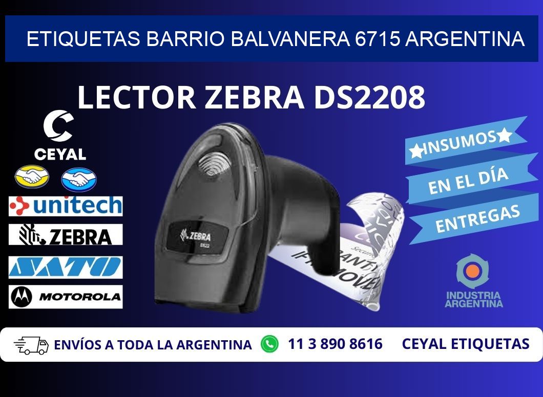 etiquetas barrio balvanera 6715 argentina