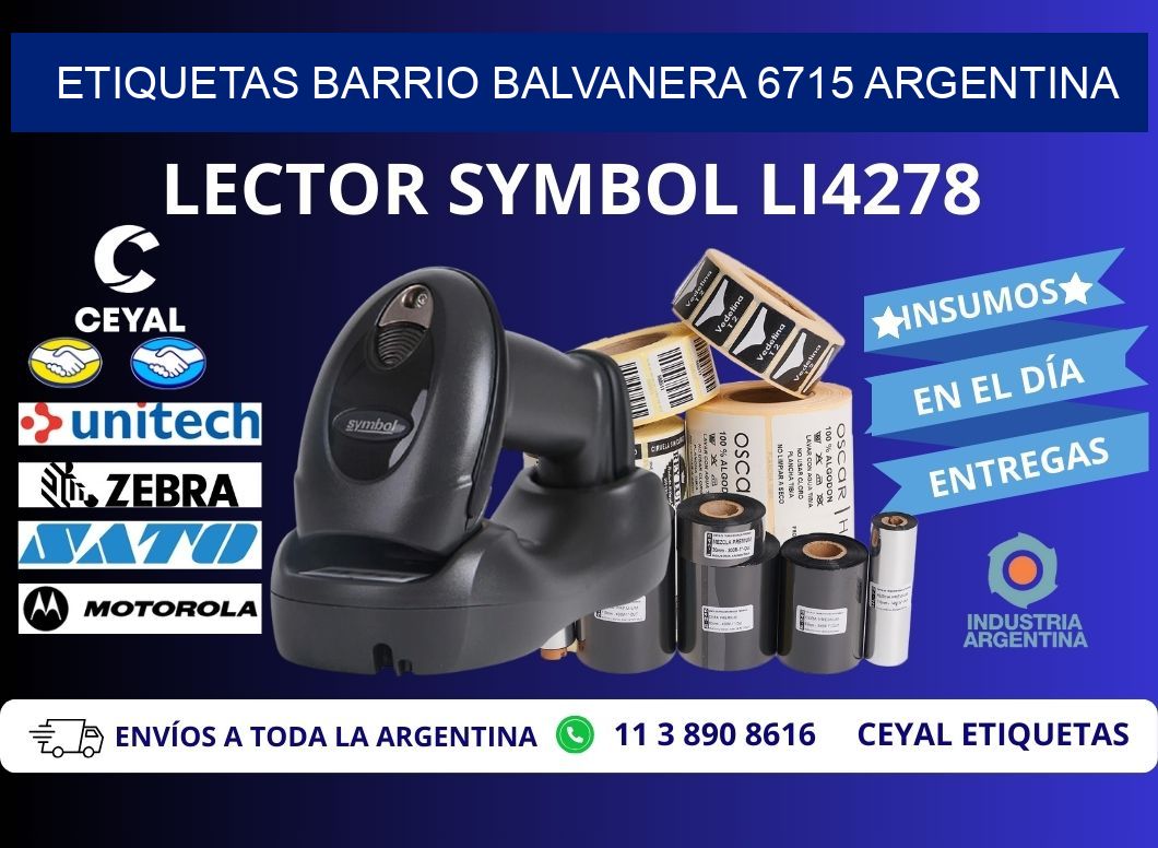 etiquetas barrio balvanera 6715 argentina